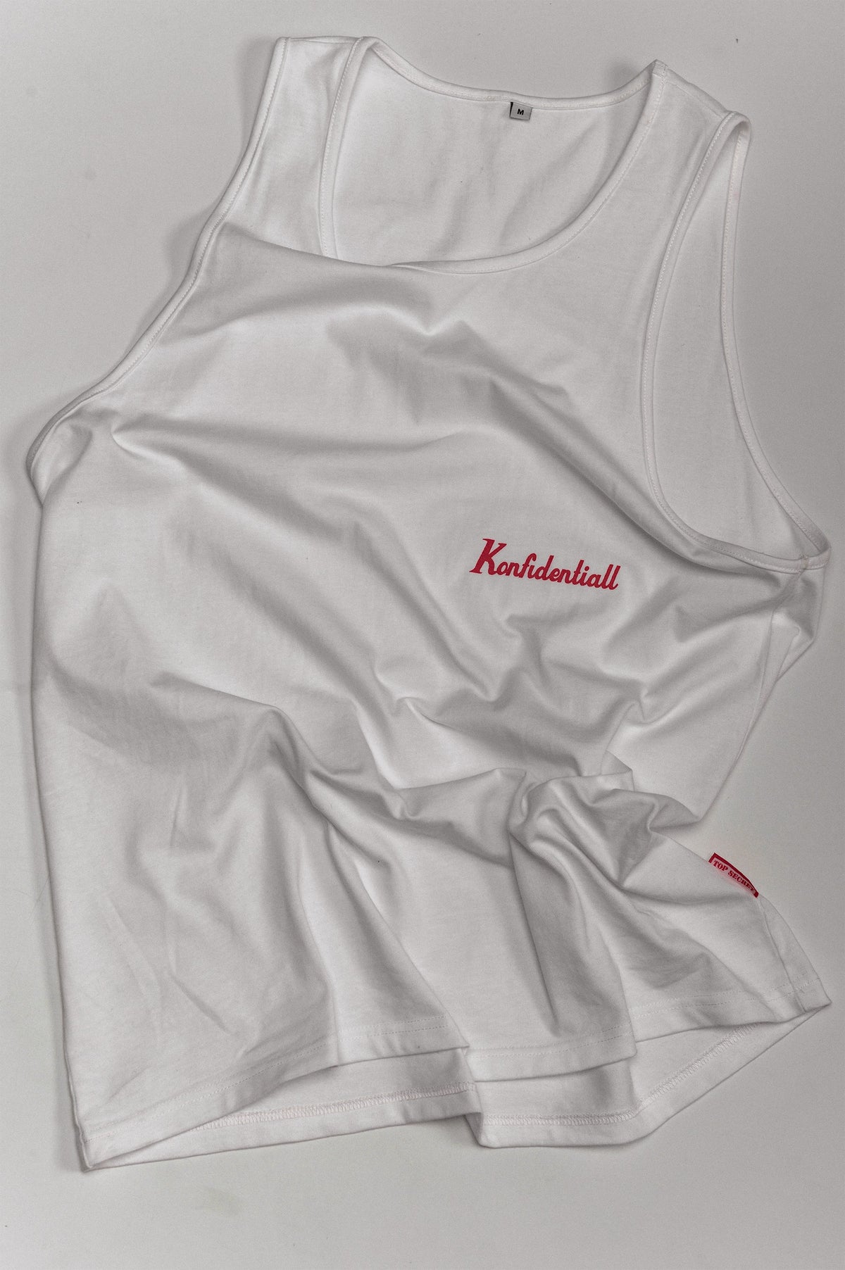 Konfidentiall Signature Tank – “Top Secret” Label